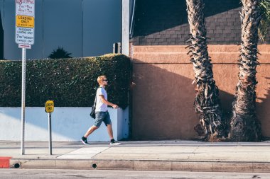 Los Angeles - 2011 yaklaşık: street Downtown Los Angeles, Kaliforniya, ABD yaklaşık Yaz 2011.