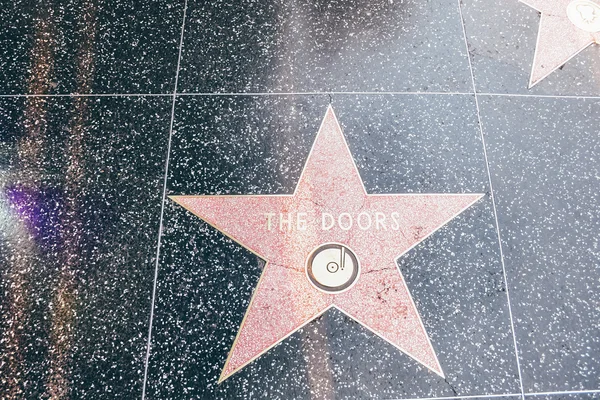 Los Angeles - 2011 yaklaşık: yıldız Walk of Fame Hollywood Bulvarı'nda yaz 2011 yaklaşık şehir Los Angeles, Kaliforniya, ABD. — Stok fotoğraf