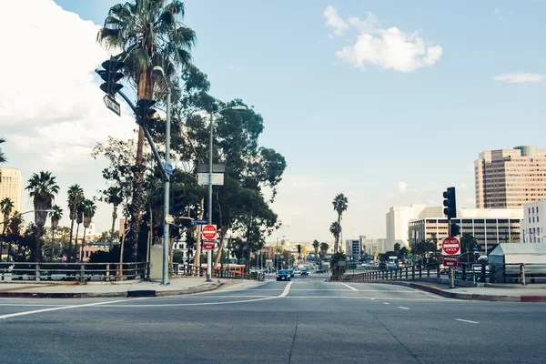 LOS ANGELES - CIRCA 2011: street in downtown Los Angeles, California, USA circa summer 2011. — Stock Photo, Image