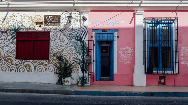 Santa Marta Colombia Circa Marzo 2020 Centro Ciudad Con Arquitectura — Foto de Stock