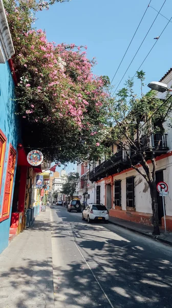 Santa Marta Colombia Circa Marzo 2020 Centro Ciudad Con Arquitectura —  Fotos de Stock