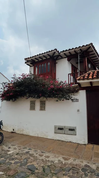Villa Leyva Colombia Circa Marca 2020 Antyczna Hiszpańska Architektura Starej — Zdjęcie stockowe