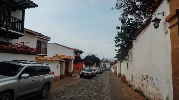 Villa Leyva Colombia Circa Mars 2020 Antik Spansk Arkitektur Gamla — Stockfoto