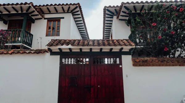 Villa Leyva Colombia Circa March 2020 Antikk Spansk Arkitektur Den – stockfoto