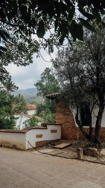 Villa Leyva Colombia Circa March 2020 Starožitná Španělská Architektura Staré — Stock fotografie