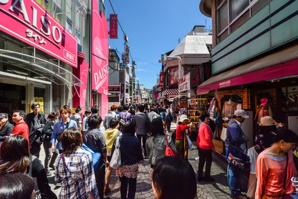 Einkaufsviertel harajuku in tokyo, japan — Stockfoto