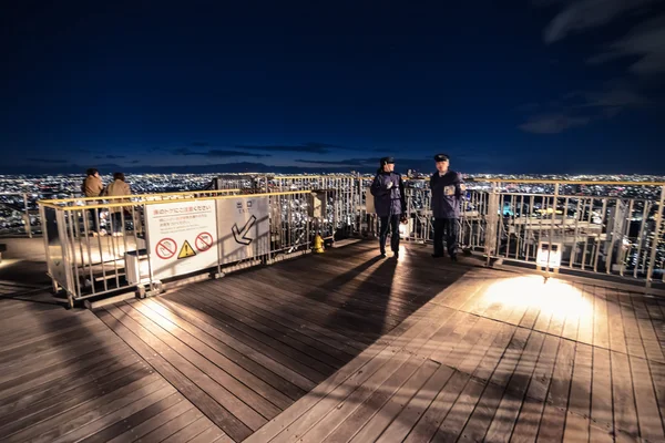 On the open deck of Roppongi Mori Tower In Tokyo, Japan — Stock Photo, Image