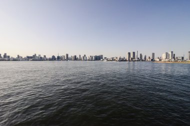 Tokyo siluetinin Gökkuşağı Köprüsü, Japonya