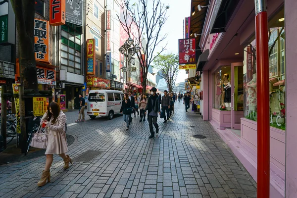 Ungdom shopping distrikt i Tokyo, Japan — Stockfoto