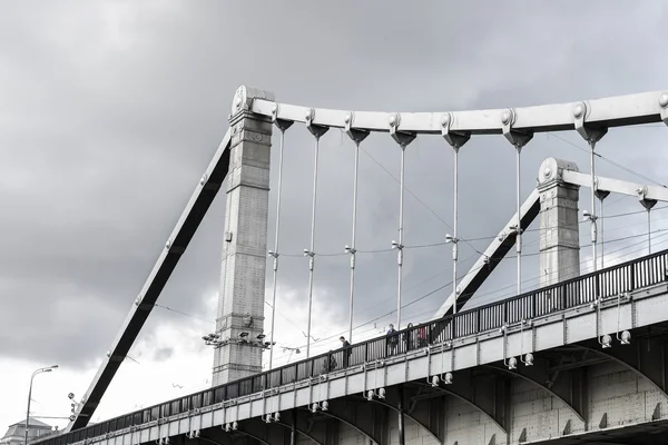 Krymsky Bridge In Moscow, Russia — Stock Photo, Image