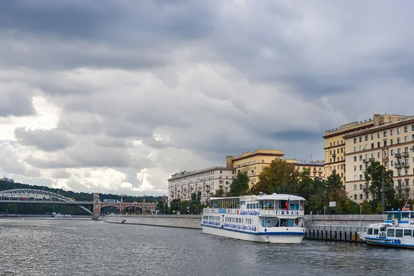 Moskou-rivier, Moskou, Rusland — Stockfoto