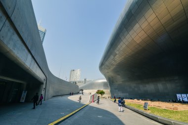 Seul'de bina Dongdaemun tasarımı Plaza