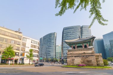 Seoul, Kore merkezinde farklı Kore mimari