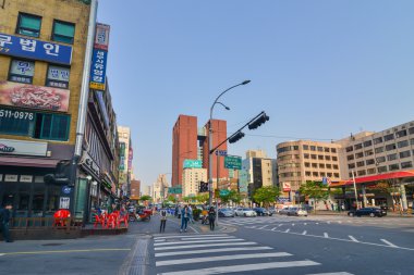 Sokaklar ve mimari bölgesinde Gangnam, Seoul