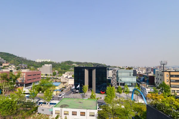 Algunos edificios modernos en Seúl desde la vista superior —  Fotos de Stock