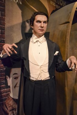 Dracula's wax figure in Madame Tussaud's museum in New York