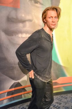 NEW YORK, CIRCA 2011 - Jon Bon Jovi's wax figure in Madame Tussaud's museum in New York