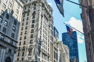 NEW YORK, USA - CIRCA 2011: buildings on Manhattan in New York City, USA.
