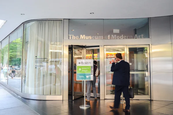 NEW YORK, USA - CIRCA JUNE 2011: entrance to MoMA Museum of Modern Art in New York circa June 2011. — Stock Fotó