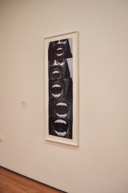 New York, ABD - Haziran 2011 yaklaşık: Sergi içinde Moma Modern Sanat Müzesi New York yaklaşık Haziran 2011.