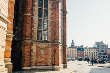 Stockholm, İsveç - Temmuz 2014 yaklaşık: Antik Riddarholmen kilisede Gamla Stan Stokholm, İsveç Temmuz 2014 yaklaşık.