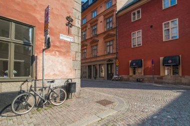 Stockholm, İsveç - Temmuz 2014 yaklaşık: Mimarlık Tarihi kent Stockholm, İsveç Temmuz 2014 yaklaşık.