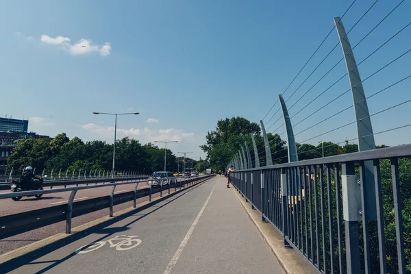 STOCKHOLM, SWEDEN - CIRCA JULY 2014: bridge in Stockholm, Sweden circa July 2014. — Zdjęcie stockowe