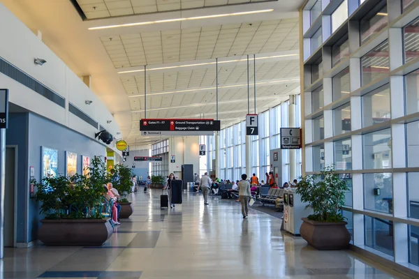 PHILADELPHIA, PA - CIRCA 2011: inside the Philadelphia International Airport, USA at summer 2011.