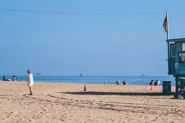 MALIBU, CA - CIRCA 2011: Malibu beach on a sunny day in California, USA in summer 2011. — Stockfoto