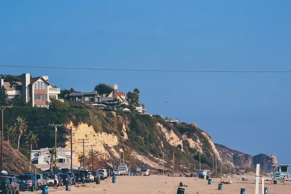 MALIBU, CA - CIRCA 2011: Malibu beach on a sunny day in California, USA in summer 2011. — Stockfoto