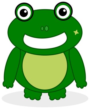 Yeşil kurbağa surat