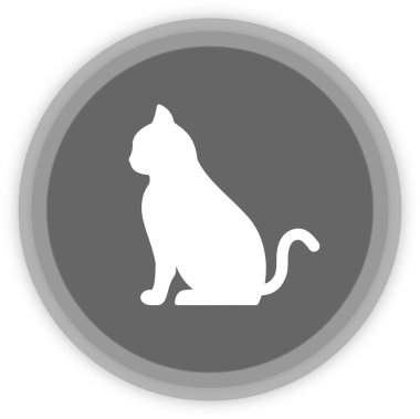 Gri bir Panel bir kedi