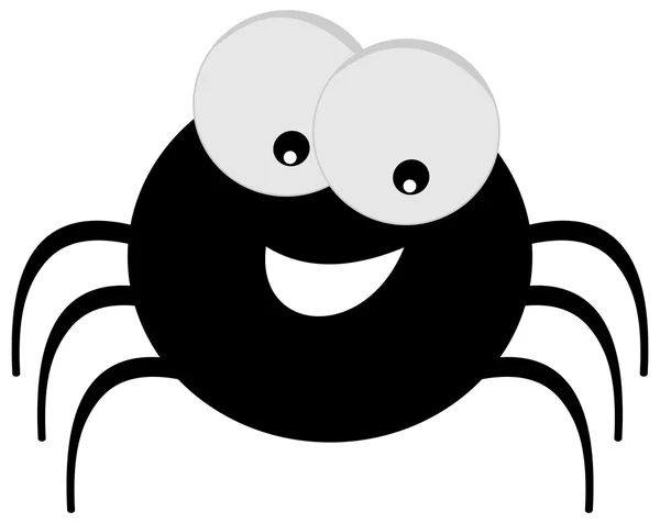 A smiling spider — Stock Vector