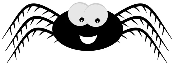 A smiling spider — Stock Vector