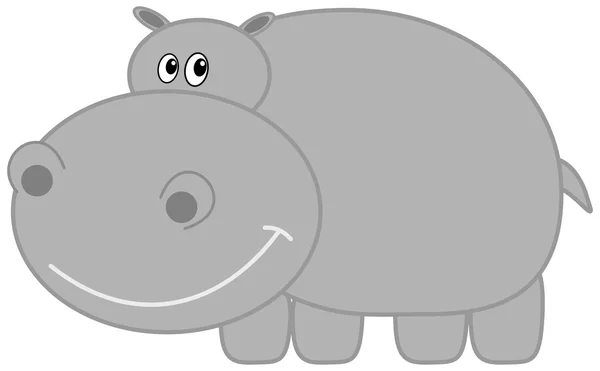 Grey Hippony — Wektor stockowy