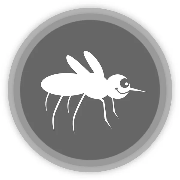 Комар в серой панели — стоковый вектор