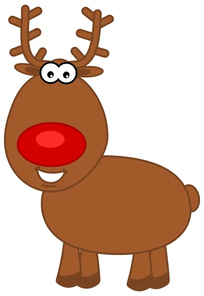 Reindeer profile — Stock Vector