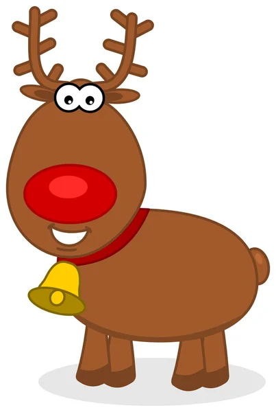 Reindeer profile — Stock Vector