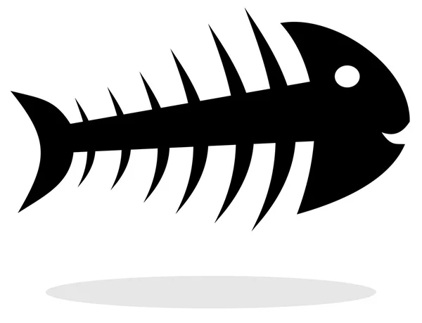 Un squelette de poisson — Image vectorielle