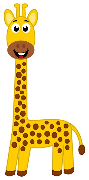 Une girafe mignonne — Image vectorielle