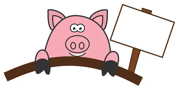 Schweineschlachtung oder Feinkost — Stockvektor