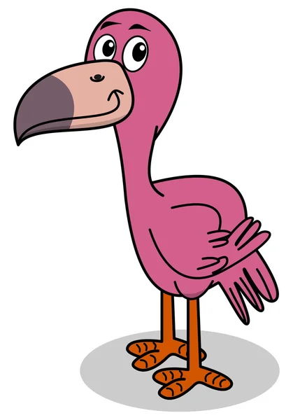 A smiling flamingo — Stockvector