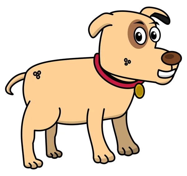 Petit profil de chien — Image vectorielle