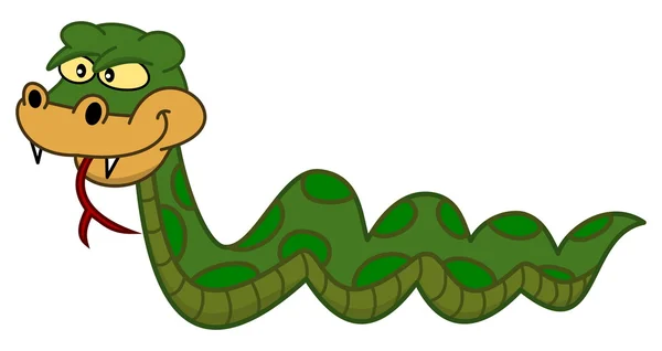 Serpent venimeux dangereux — Image vectorielle