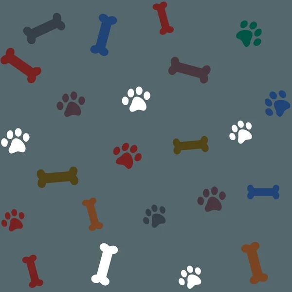 Vzorek balení psů pro shop — Stockový vektor