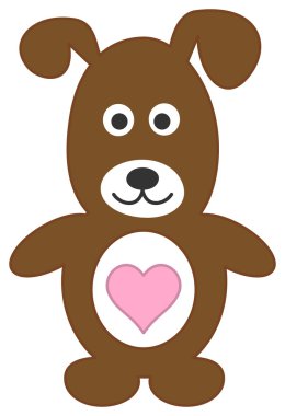 kalp ile köpek ayakta