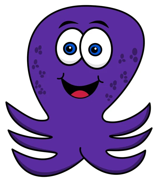 Chobotnice veselé stojící — Stockový vektor