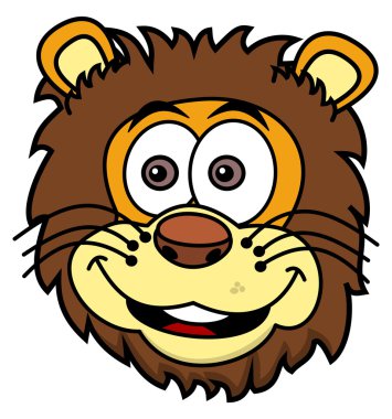 Aslan başı gülümseyen