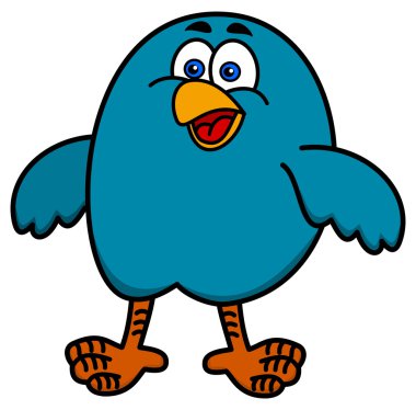 küçük kuş gülümseyen