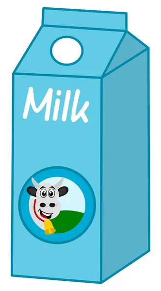 Scatola del latte — Vettoriale Stock